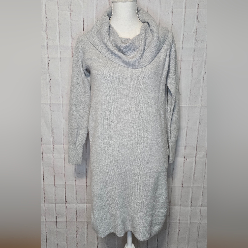 Candie's Light Gray Cowl Neck Sweater Size M